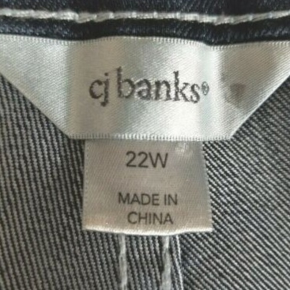 CJ Banks Ladies New Denim Jeans = Size 22W - Picture 3 of 8
